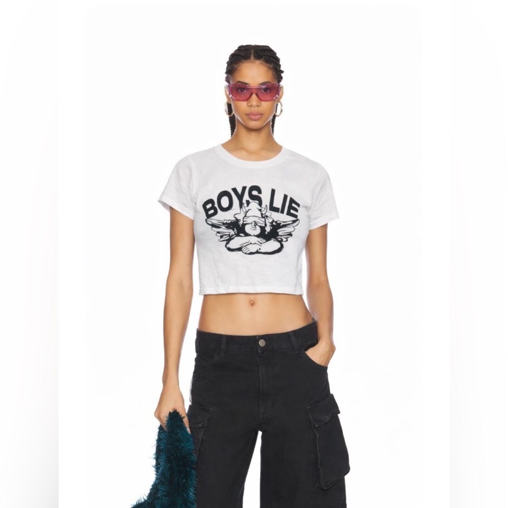 Boys Lie White Graphic Tee